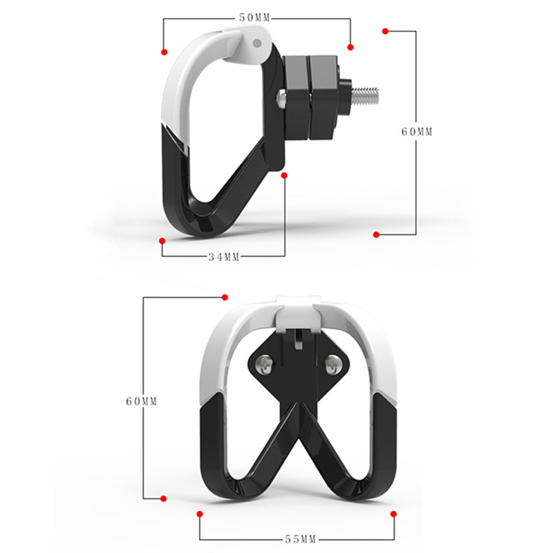 Multifunktions-Doppelhaken für Xiaomi M365 Elektroroller Tascchen Aufhänger Metallhaken Zubehör