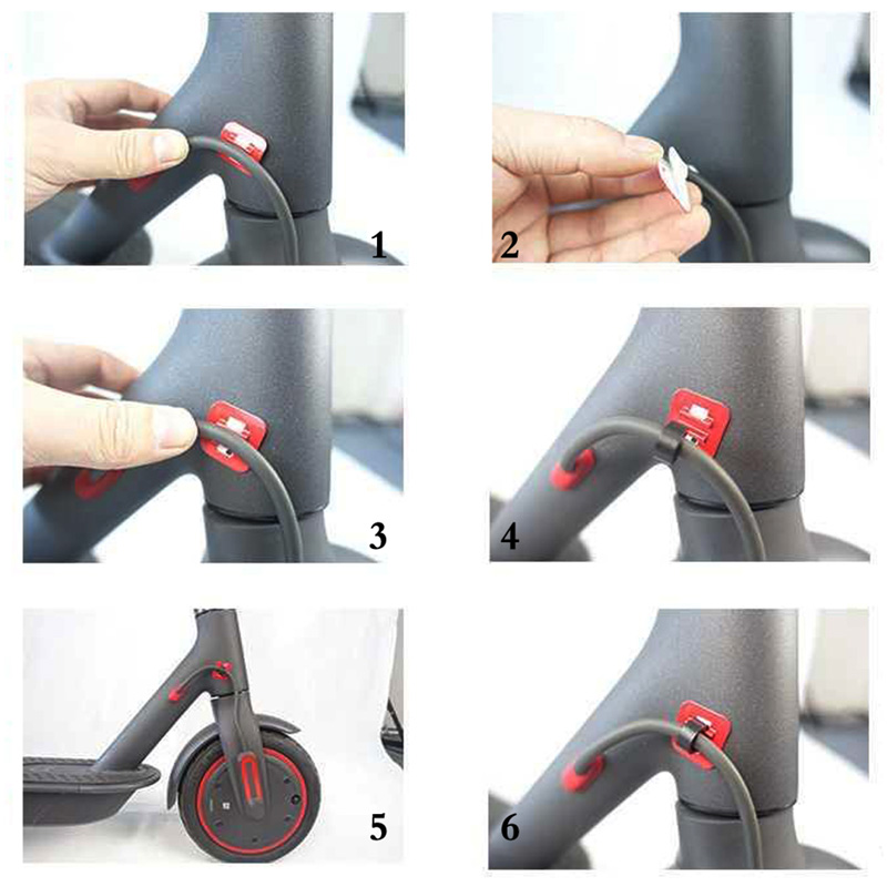 Kabelbinderschnalle Kabel Organizer für Xiaomi Mi M365 Elektroroller Teile Zubehör Legierung Kabelbinder Schnalle Organizer