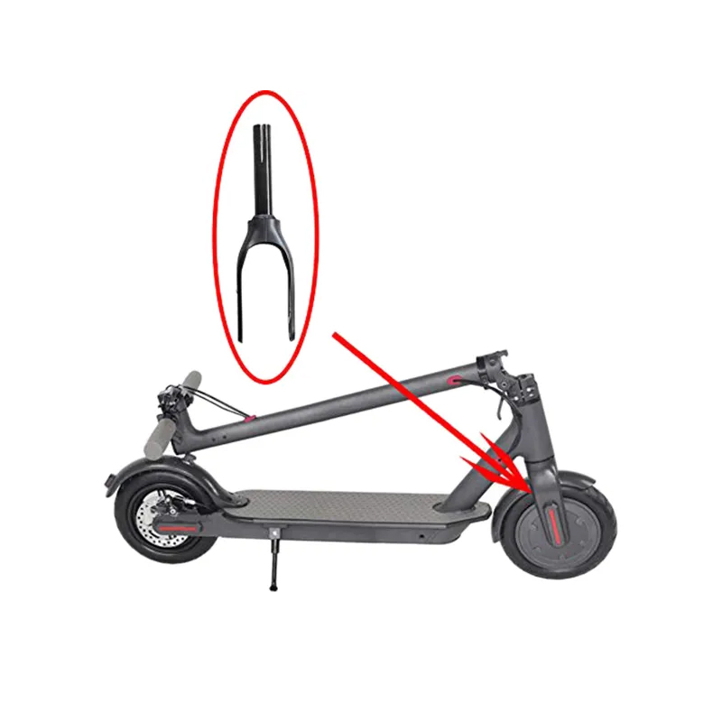 M365 Xiaomi Accesorios Piezas de horquilla de scooter con cubierta de plástico Protección de horquilla delantera