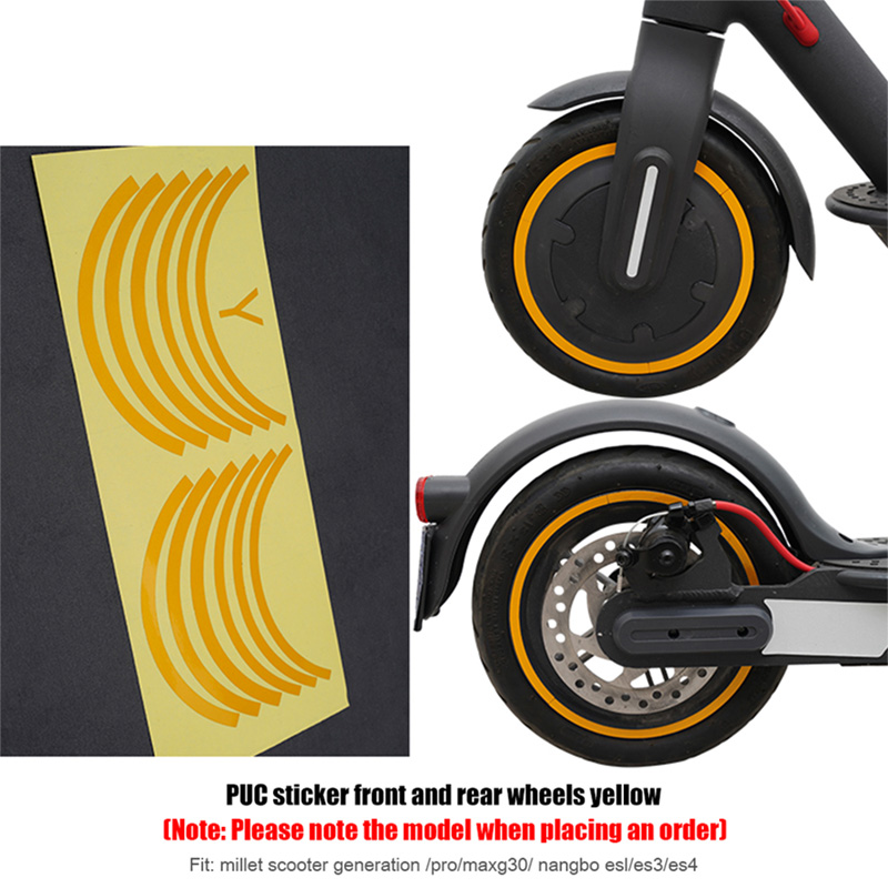 Autocollants de pneus adaptés au scooter électrique Xiaomi m365 /Pro /Pro2