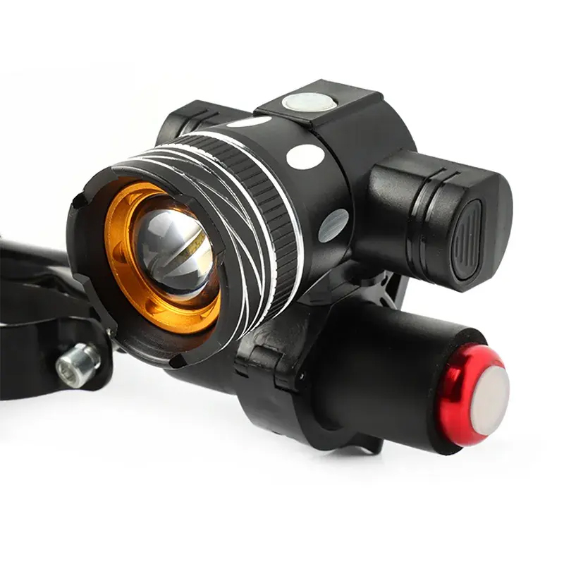 Faro delantero LED USB de venta rápida, faro recargable USB para Xiaomi m365 Ninebot, piezas de scooter eléctrico