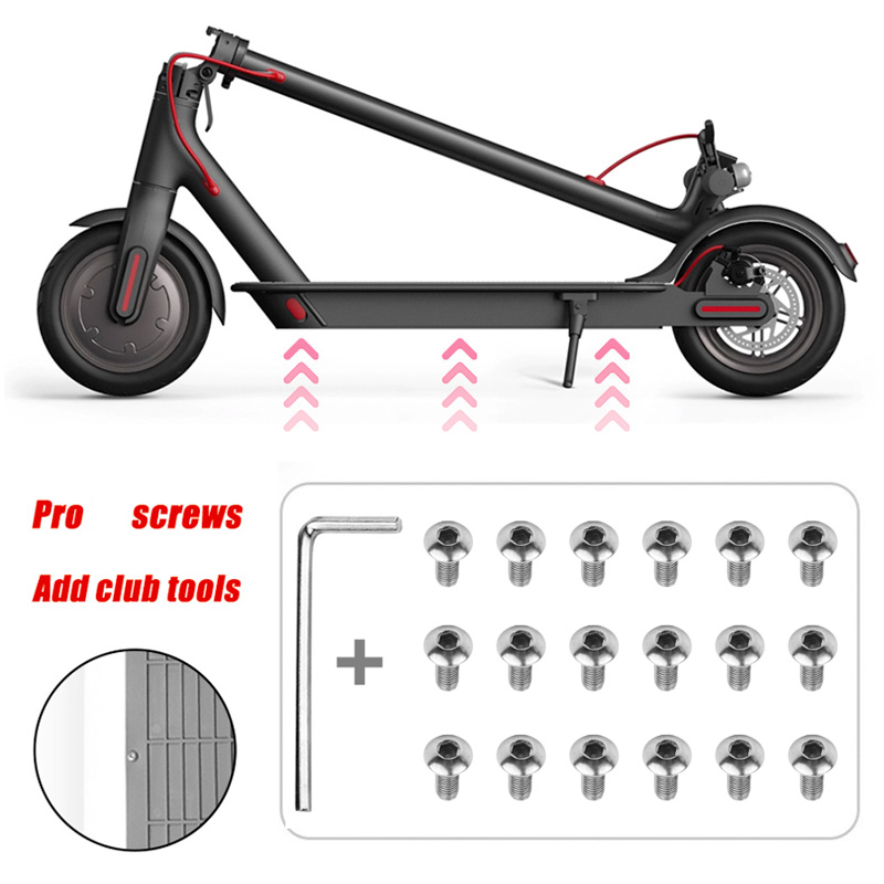 18 vis de base de batterie adaptées au scooter électrique Xiaomi M365 / Pro