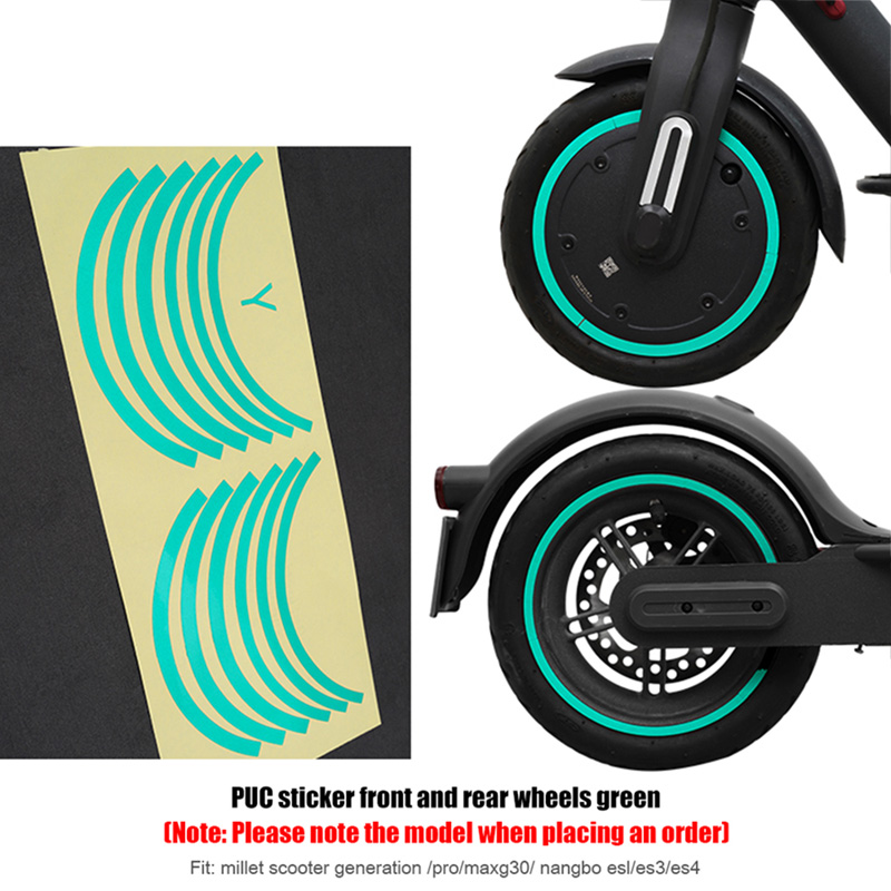 Autocollants de pneus adaptés au scooter électrique Xiaomi m365 /Pro /Pro2