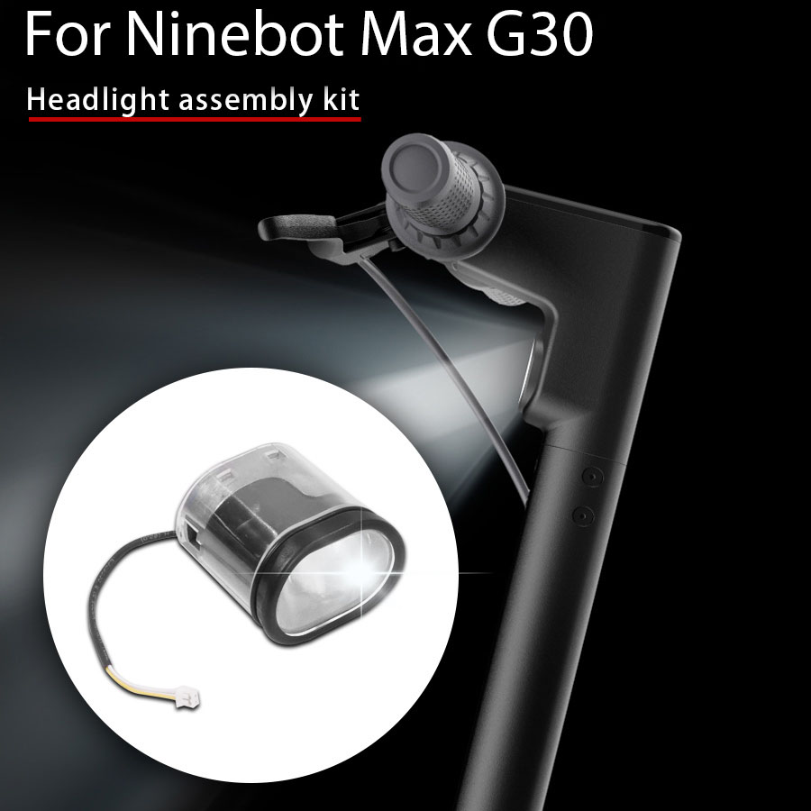 Remplacement de lampe de phare avant LED étanche pour Scooter électrique pour accessoire de Scooter Ninebot Max G30 G30D