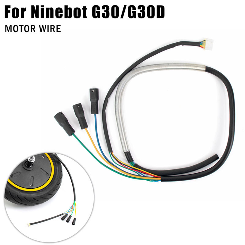 Провод переднего колеса двигателя для Ninebot MAX G30, кабель двигателя для электрического скутера, запасные части, аксессуары