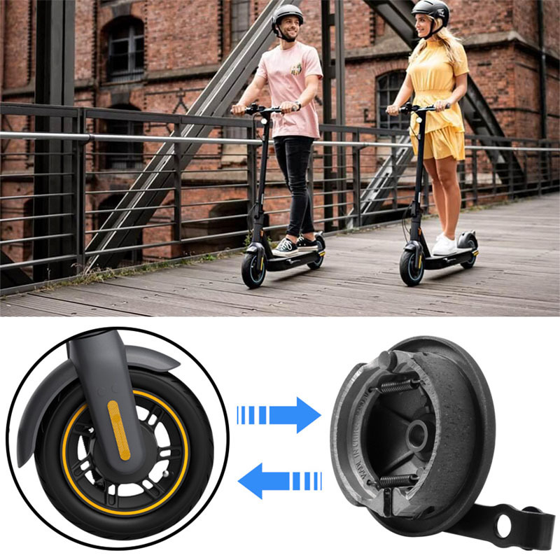 Frein à tambour avant pour pièces de rechange d'assemblage de plaquettes de frein de Scooter électrique Ninebot Max G30