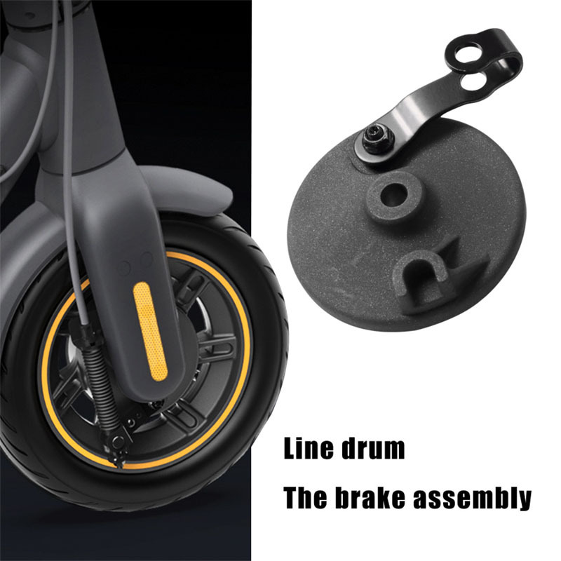 Frein à tambour avant pour pièces de rechange d'assemblage de plaquettes de frein de Scooter électrique Ninebot Max G30