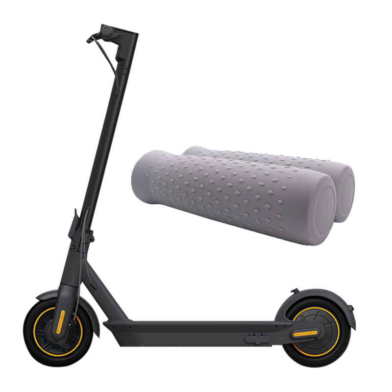 Housse de guidon en Silicone souple pour Scooter électrique 2 pièces pour accessoires NINEBOT MAX G30