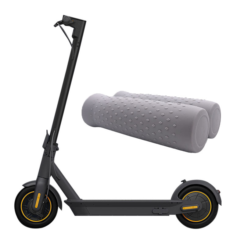 Housse de guidon en Silicone souple pour Scooter électrique 2 pièces pour accessoires NINEBOT MAX G30
