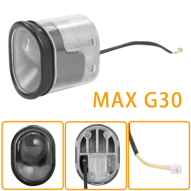 Remplacement de lampe de phare avant LED étanche pour Scooter électrique pour accessoire de Scooter Ninebot Max G30 G30D
