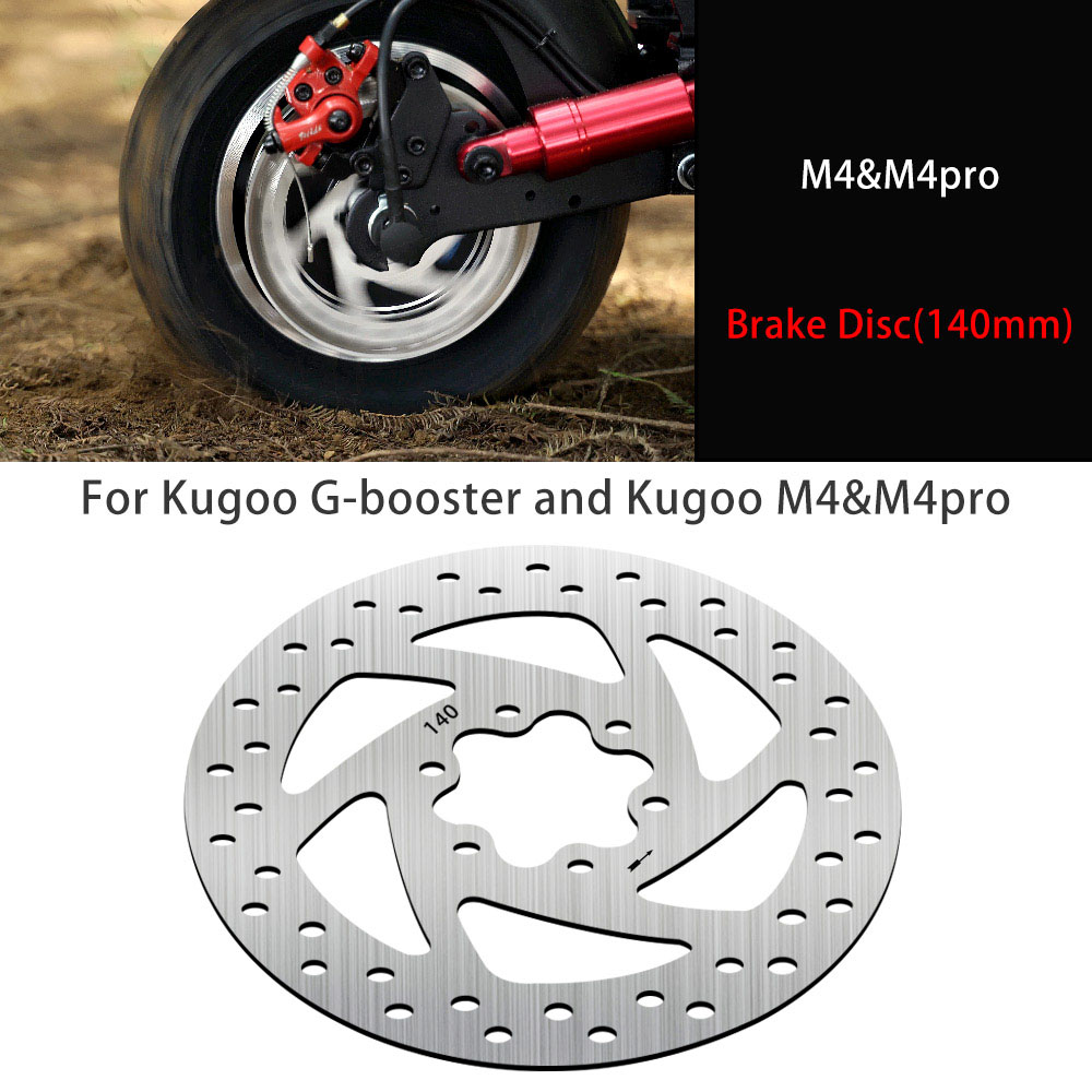Дисковый тормоз 140 мм для электрического скутера KUGOO M4, запасные части для стальных тормозов
