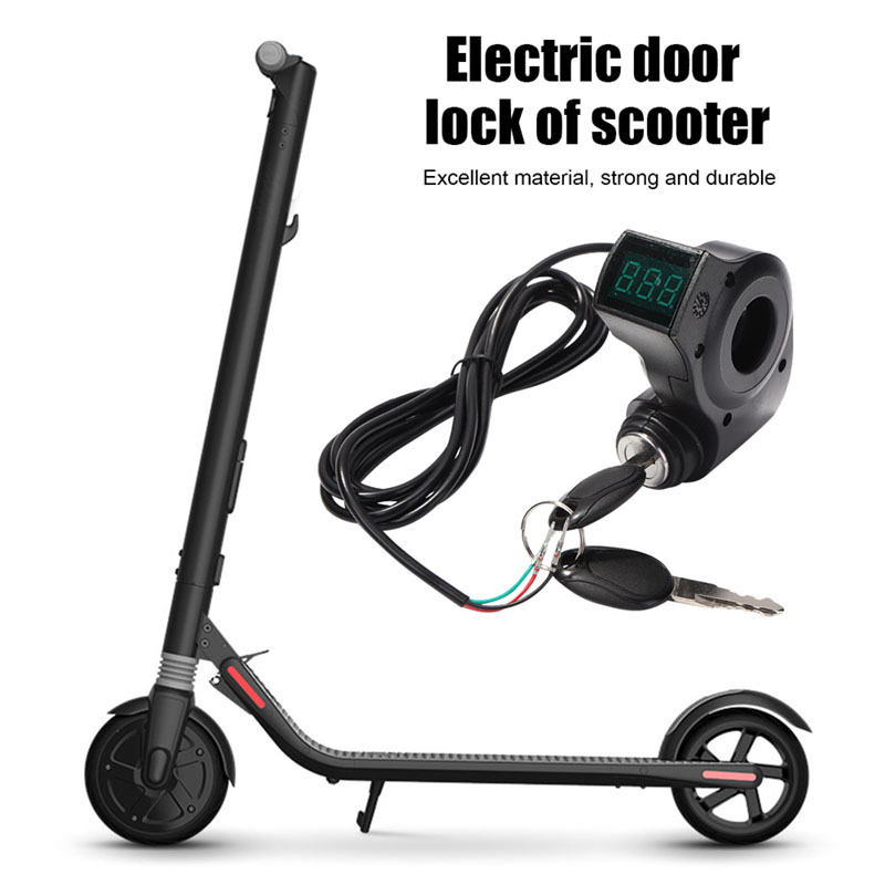 Electric Scooter Voltmeter Digital Voltage Display Switch Power with Key Lock For Kugoo M4 Accessories