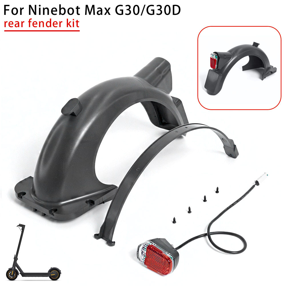 Guardabarros de patinete eléctrico para Ninebot Max G30 G30D, piezas de patinete, accesorios de guardabarros