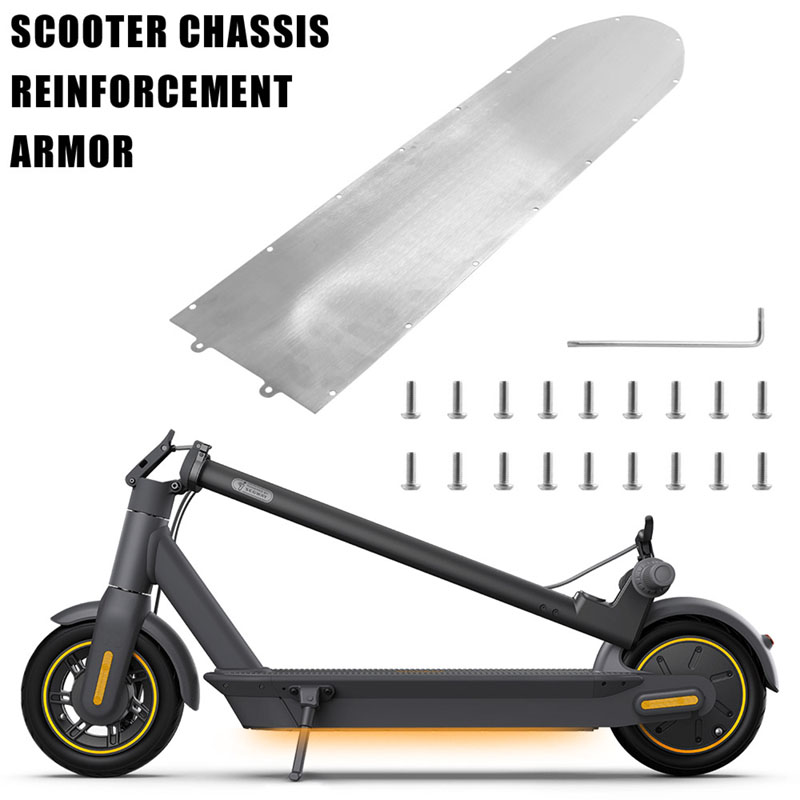 Couvercle inférieur de batterie en alliage d'aluminium pour pièces de couvercle de compartiment de batterie de Scooter électrique Ninebot MAX G30 G30D
