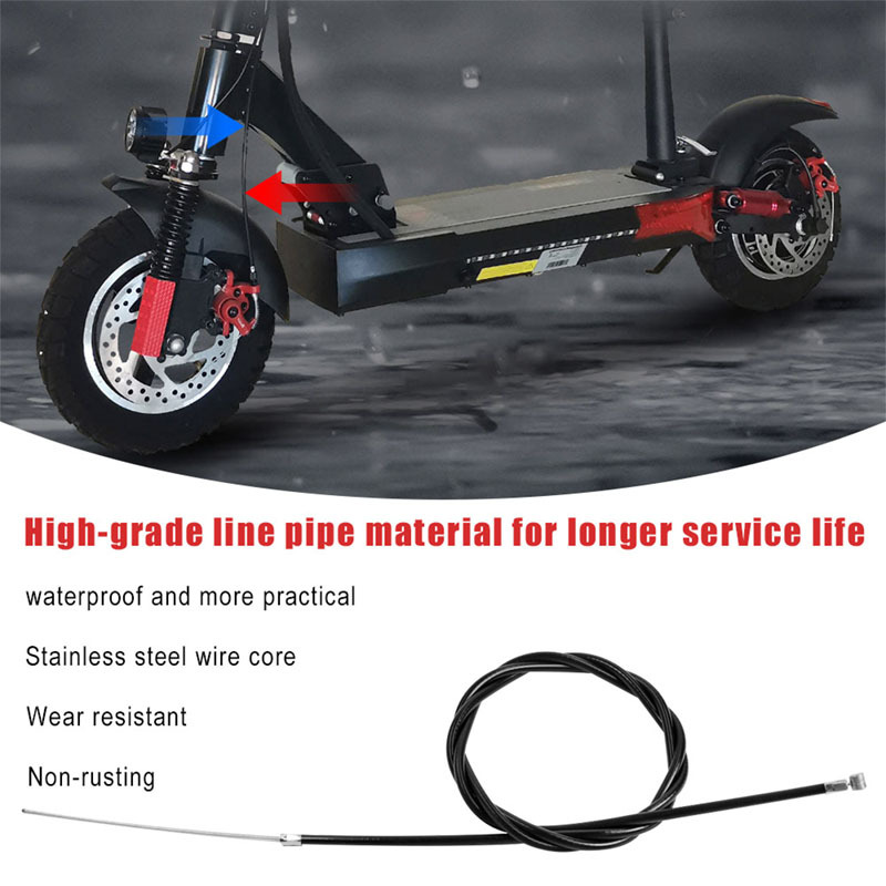 Cable de freno para patinete eléctrico Kugoo M4, piezas de reparación de cable de núcleo delantero/trasero