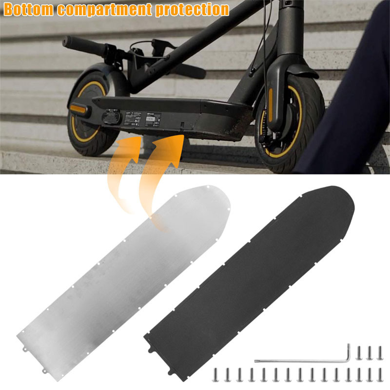 Couvercle inférieur de batterie en alliage d'aluminium pour pièces de couvercle de compartiment de batterie de Scooter électrique Ninebot MAX G30 G30D