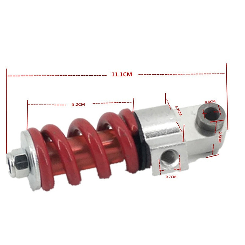 Amortisseur de ressort de pare-chocs de Suspension arrière en métal pour Kugoo pièces de rechange d'amortisseurs arrière de Scooters électriques de 8 pouces