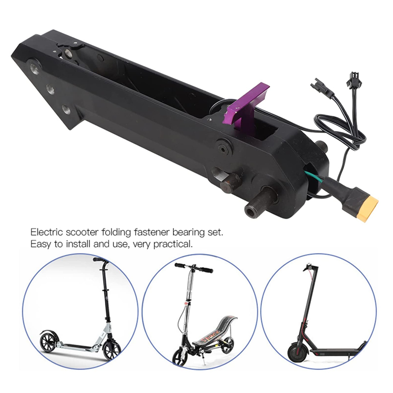 Tubo cuadrado plegable Universal para patinete eléctrico Kugoo S1 S2 S3 de 8 pulgadas, piezas de repuesto de varilla cuadrada plegable
