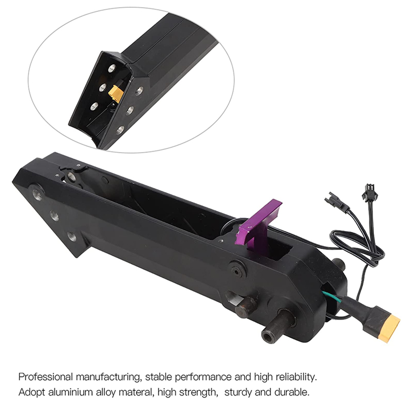 Tubo cuadrado plegable Universal para patinete eléctrico Kugoo S1 S2 S3 de 8 pulgadas, piezas de repuesto de varilla cuadrada plegable