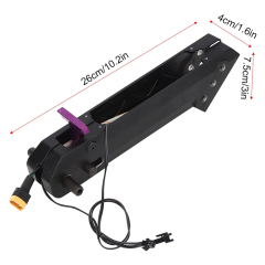 Tubo cuadrado plegable Universal para patinete eléctrico Kugoo S1 S2 S3 de 8 pulgadas, piezas de repuesto de varilla cuadrada plegable