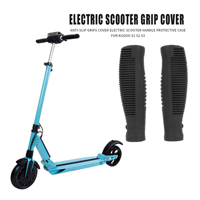 Guantes de mango de silicona 1 par para accesorios de scooter eléctrico Kuguo S3