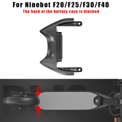 Hinter der Abdeckung für Batterieteile des Ninebot F30 Elektrorollers