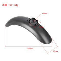 Guardabarros de rueda delantera para patinete eléctrico Ninebot F30, repuesto de guardabarros, accesorios de piezas de patinete