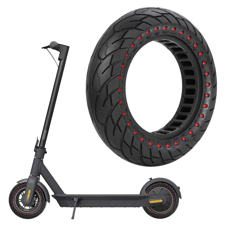 10 x 2,5 pouces pour max g30 Élastique léger avec trou Pneu intérieur en nid d'abeille Pneus de scooter électrique