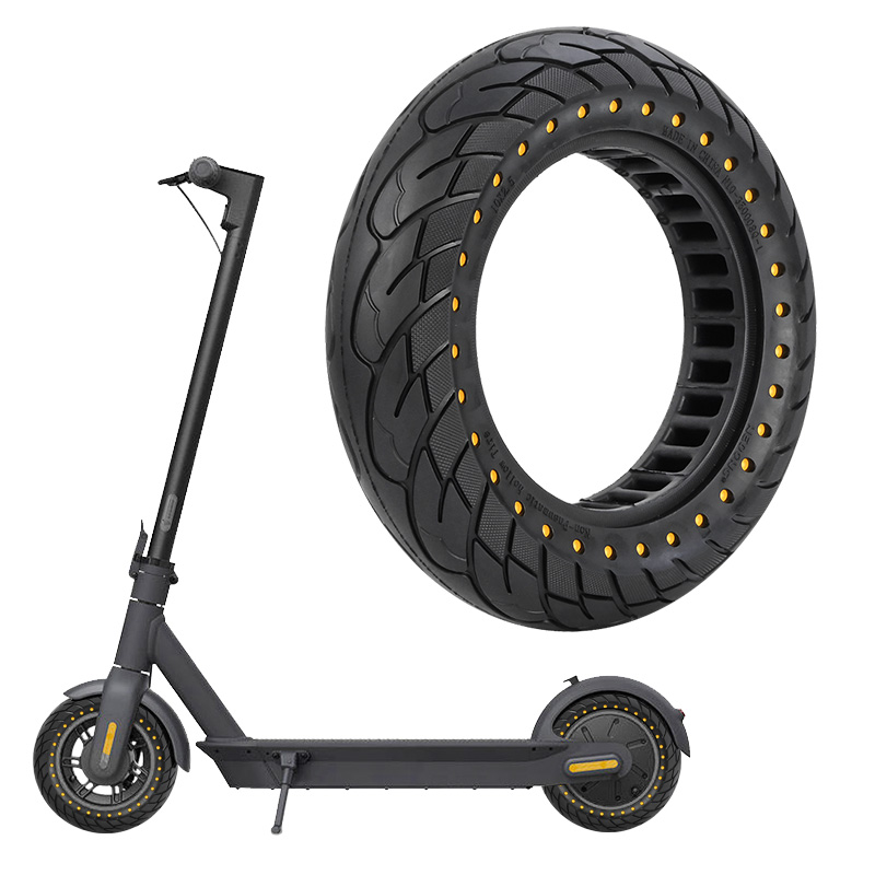 10 x 2,5 pouces pour max g30 Élastique léger avec trou Pneu intérieur en nid d'abeille Pneus de scooter électrique