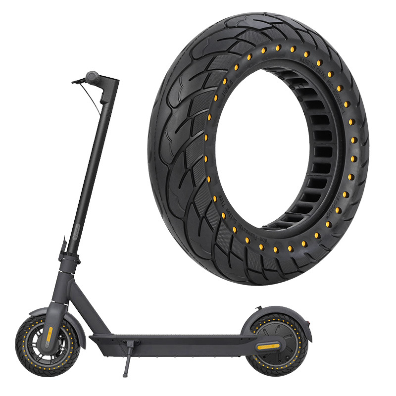 10 x 2,5 pouces pour max g30 Élastique léger avec trou Pneu intérieur en nid d'abeille Pneus de scooter électrique