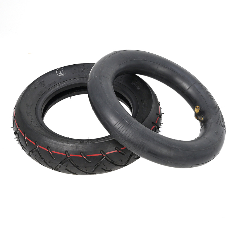 Neumático inflable 10x2,5 para patinete eléctrico Kugoo M4/PRO, reemplazo de neumático sin cámara para patinete delantero/trasero