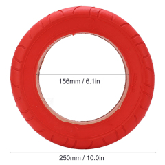 Tubeless Tire 10 Inch Electric Scooter Tires Rubber Outer Inflatable Replacement for Xiaomi M365 Electric Car Scooter Tyre