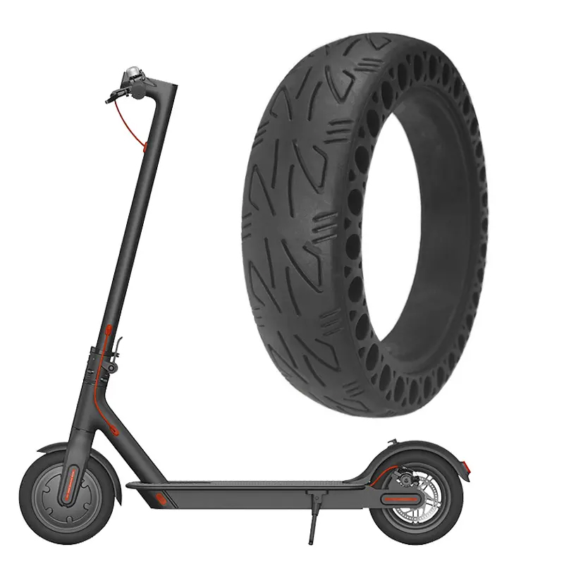 Neumático antideslizante sólido no neumático de 8,5 pulgadas para rueda de patinete eléctrico Xiaomi M365, accesorios de repuesto