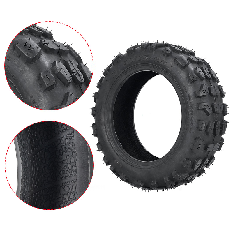 11 Inch Off-road Tire 90/65-6.5 Tubeless Vacuum Tire for Electric Scooter