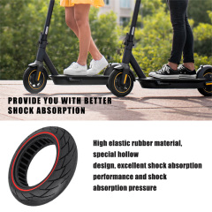 Neumático sólido de nido de abeja 10x2,5 para Scooter eléctrico Ninebot Max G30 neumático sin cámara renovable/sostenible/medio ambiente