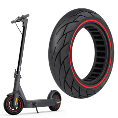 Neumático sólido de nido de abeja 10x2,5 para Scooter eléctrico Ninebot Max G30 neumático sin cámara renovable/sostenible/medio ambiente