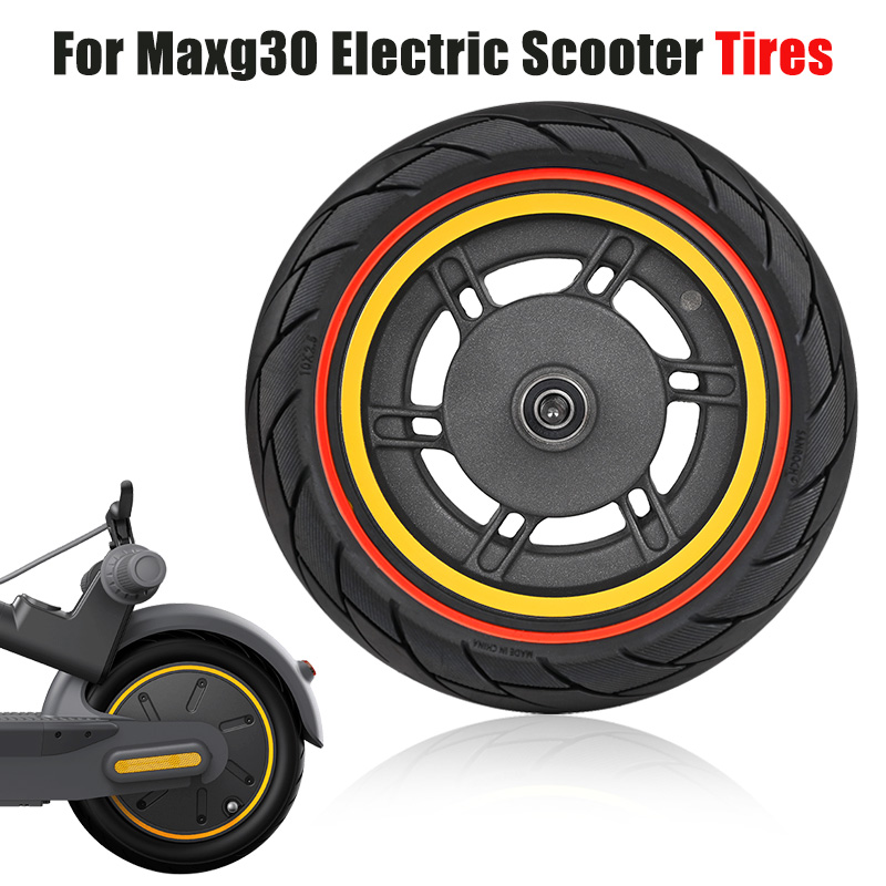 Neumático sólido de nido de abeja 10x2,5 para Scooter eléctrico Ninebot Max G30 neumático sin cámara renovable/sostenible/medio ambiente