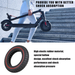 Neumático de nido de abeja sólido sin cámara de goma de 10 pulgadas para piezas de patinete eléctrico Xiaomi Mi M365, ruedas de repuesto, neumático sólido al vacío
