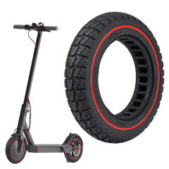 Neumático de nido de abeja sólido sin cámara de goma de 10 pulgadas para piezas de patinete eléctrico Xiaomi Mi M365, ruedas de repuesto, neumático sólido al vacío