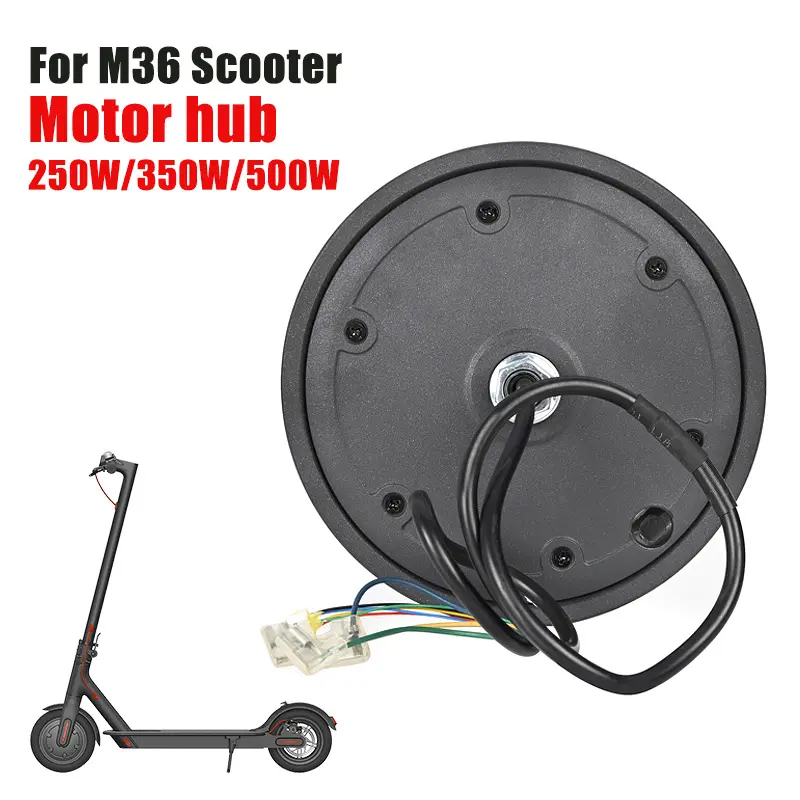 Real 250W 350W 500W Strong Power Hub Motor For Xiaomi M365 Electric Scooter Spare Parts 8.5 Inch Solid Tire Outer Tire And Motor Hub