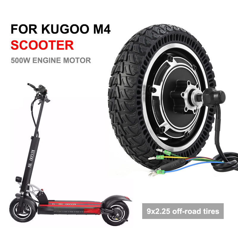 9*2.25 Inch Scooter Solid Tire With Hub For Kugoo M4 Electric Scooter Tire