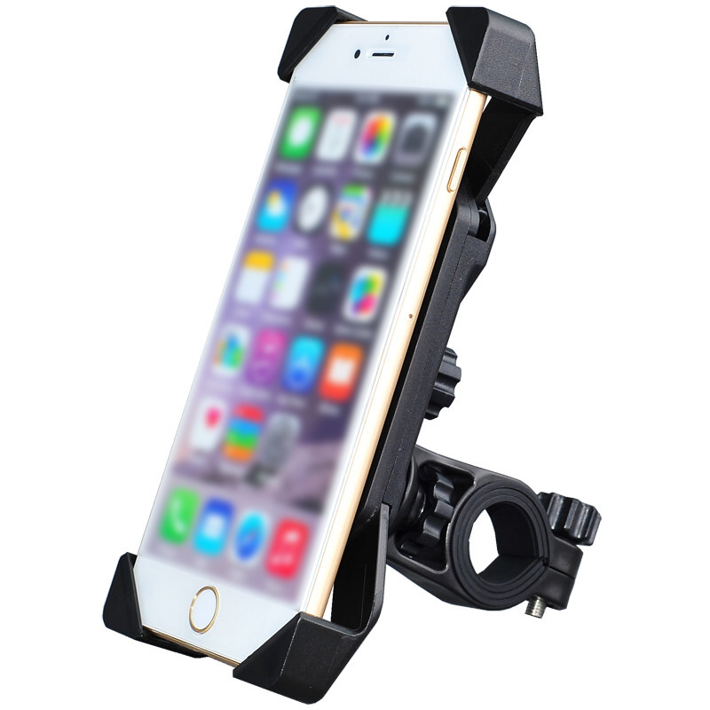 Bike Phone Mount Detachable, Universal Bicycle Phone Holder Motorcycle Handlebar Mount Rotation Silicone Cycle Phone Holder