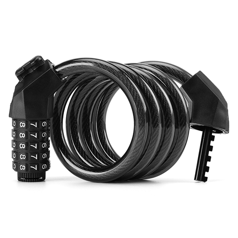 Safe Lock With Steel Wire For Electric Scooters Anti-theft Cable Tyre Lock Accessories
