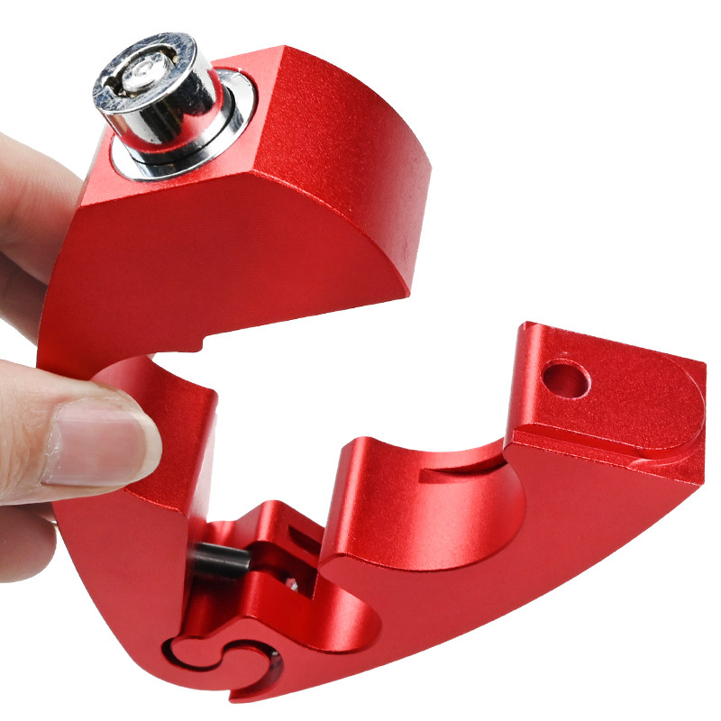 Aluminum Alloy Handlebar Anti-theft Lock for Motorcycle Scooter Brake Grip Anti Theft Security Protection Locks