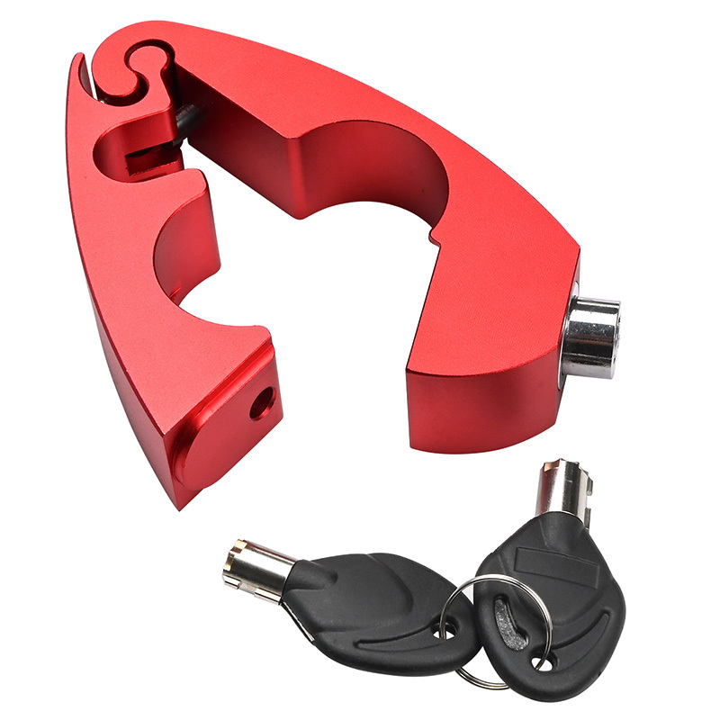 Aluminum Alloy Handlebar Anti-theft Lock for Motorcycle Scooter Brake Grip Anti Theft Security Protection Locks
