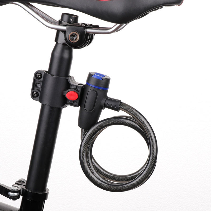 Disc Brake Wheels Lock With Steel Wire For Xiaomi Mijia M365 PRO Electric Scooters Anti-Theft Waterproof Alarm Cable Locks