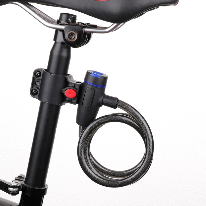 Disc Brake Wheels Lock With Steel Wire For Xiaomi Mijia M365 PRO Electric Scooters Anti-Theft Waterproof Alarm Cable Locks