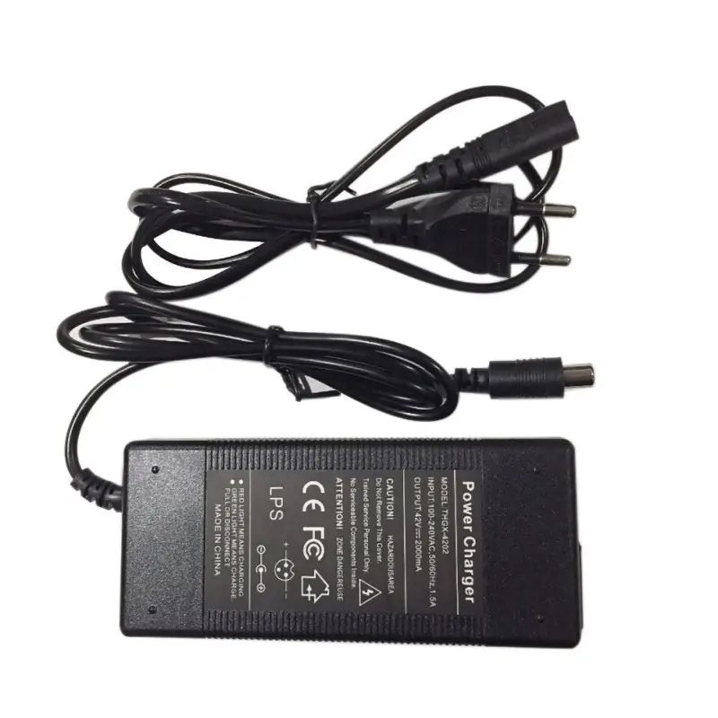 Chargeur de batterie EU/AU/UK/US Plug 42V 2A pour chargeur d'accessoires de Scooter électrique Xiaomi M365 Ninebot Es1 Es2