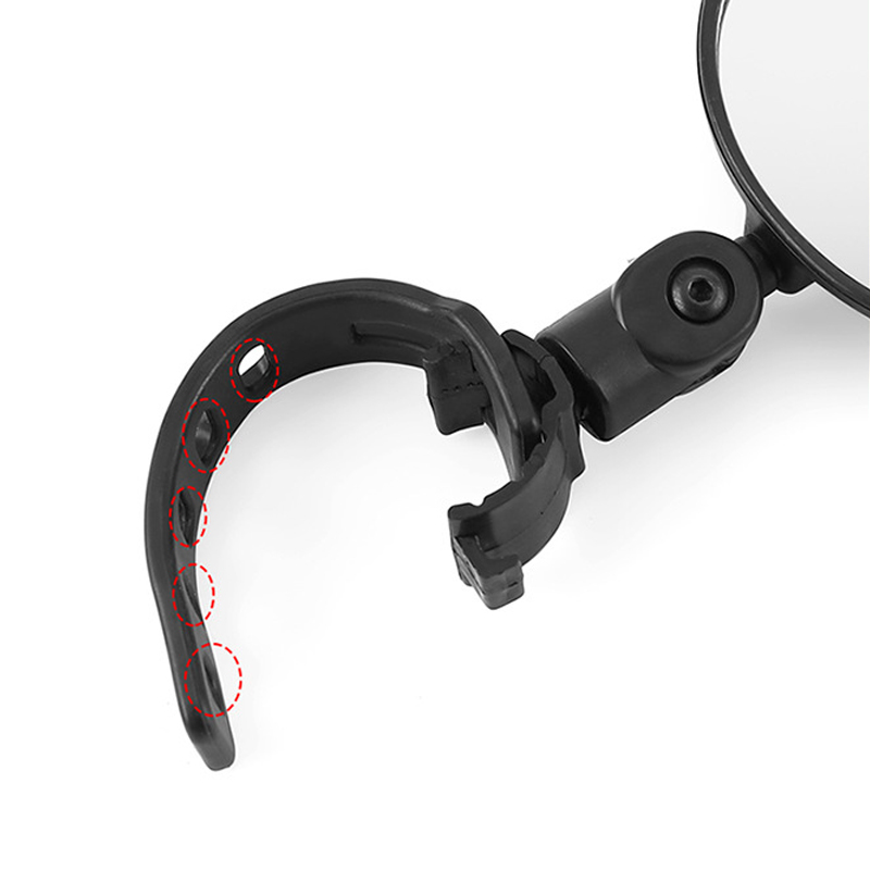 360 Rotating Rear View Mirror For Electric Scooter Back Wing Door Reflector Accessories