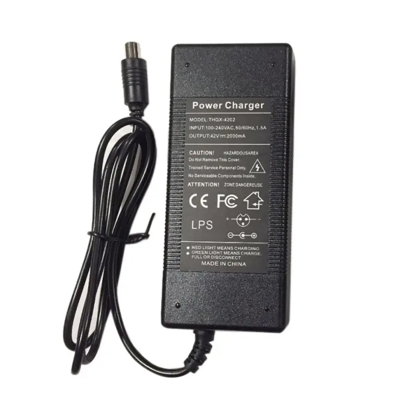 Chargeur de batterie EU/AU/UK/US Plug 42V 2A pour chargeur d'accessoires de Scooter électrique Xiaomi M365 Ninebot Es1 Es2